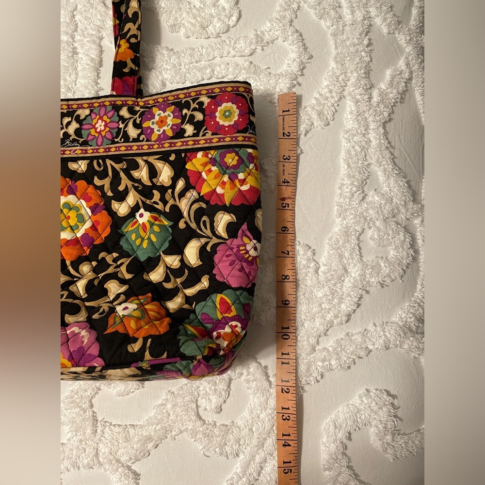 Retired Vera Bradley Suzani Floral Print Quilted Tote Bag - Picture 9 of 10